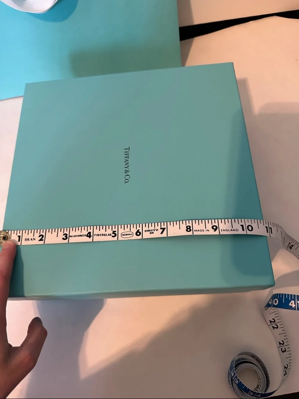 Large Tiffany & Co. Blue Gift Box and Shopping Bag